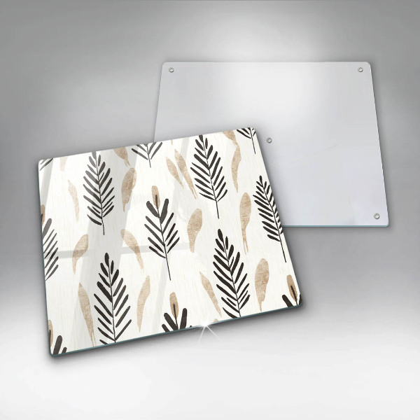 Skydd för induktionsspis unik Boho växter