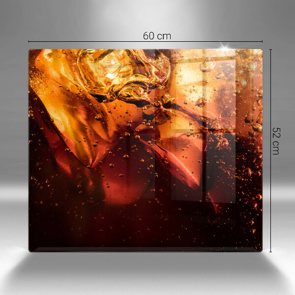 Skydd för induktionsspis unik Cola drink med is