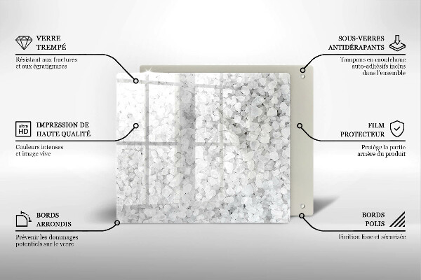 Skydd för induktionsspis unik Saltkristaller