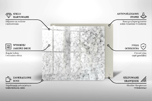 Skydd för induktionsspis unik Saltkristaller