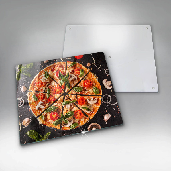 Skydd för induktionsspis unik Pizza med svamp