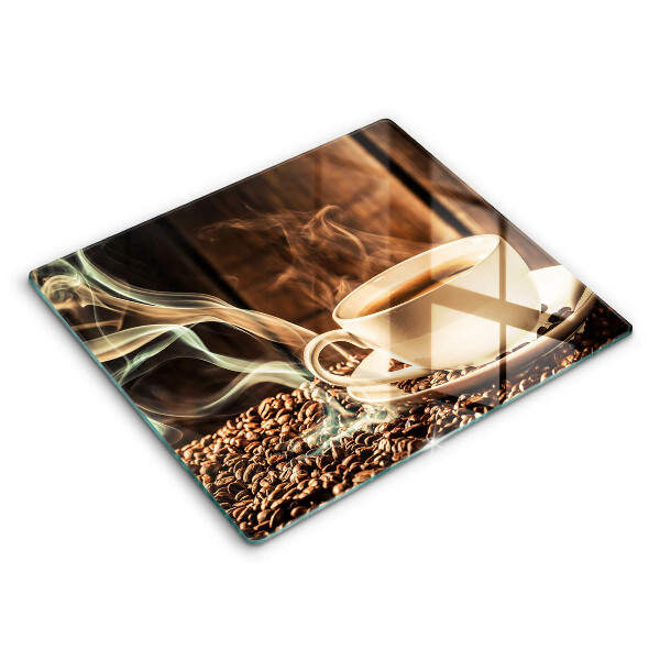 Skydd för induktionsspis unik Kopp och kaffebönor