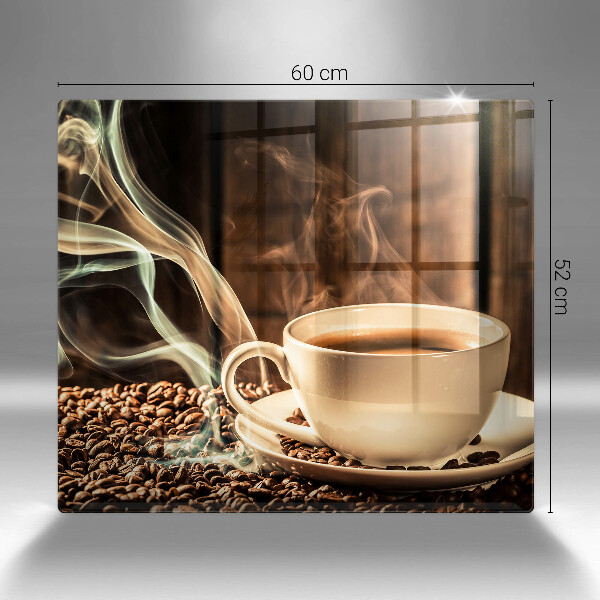 Skydd för induktionsspis unik Kopp och kaffebönor