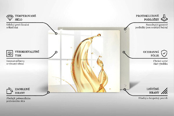 Skydd för spis unik Olivolja