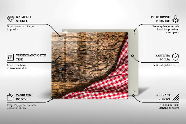 Skydd för spis unik Träbord