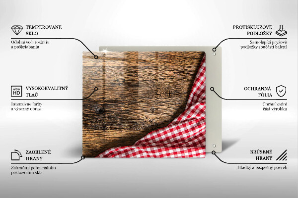 Skydd för spis unik Träbord