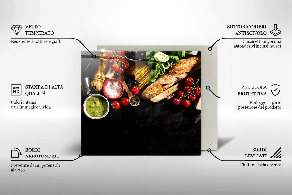 Skydd för spis unik Italienska ingredienser och kryddor
