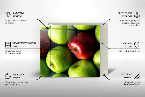 Skydd för spis unik Saftiga äpplen