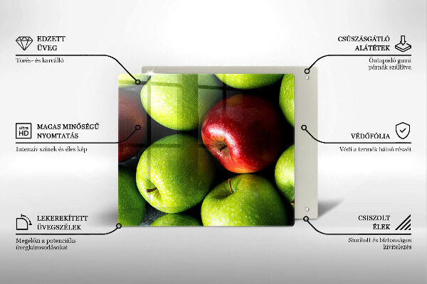 Skydd för spis unik Saftiga äpplen