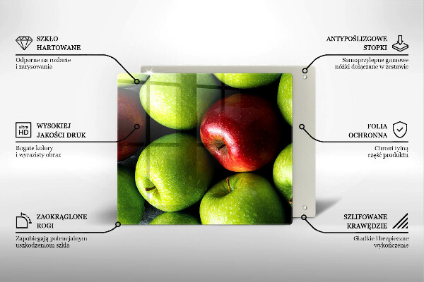 Skydd för spis unik Saftiga äpplen