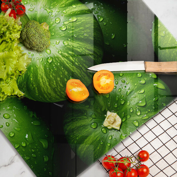 Skydd för spis unik Gröna pumpor