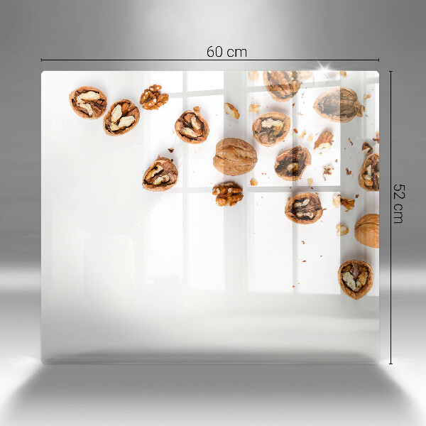 Skydd för spis unik Nötter på en vit bakgrund