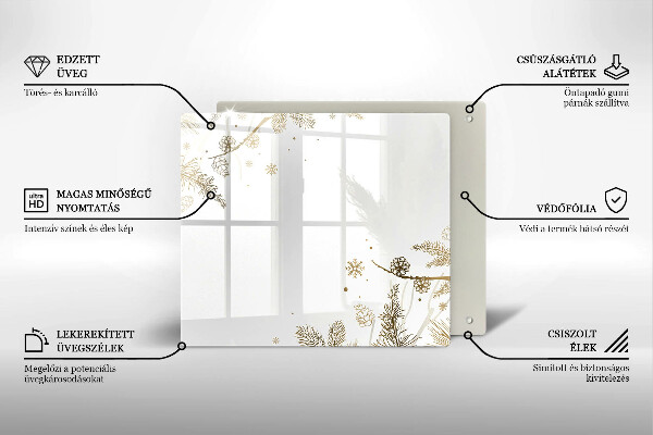 Skydd för spis unik Vinterdekorationer