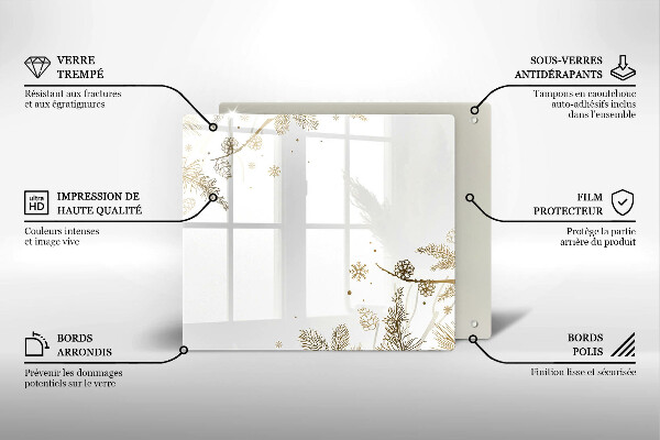 Skydd för spis unik Vinterdekorationer