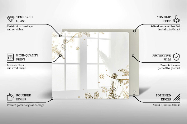 Skydd för spis unik Vinterdekorationer