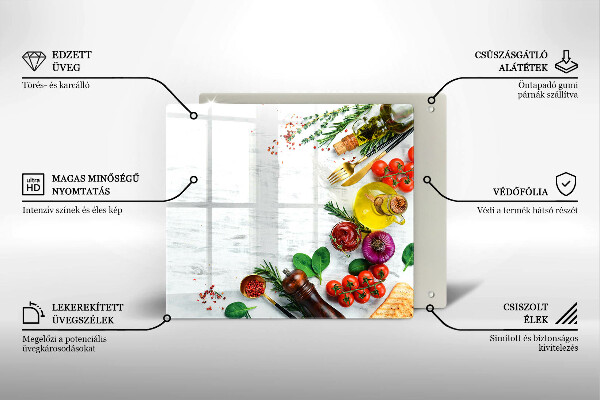 Skydd för spis unik Grönsaker och kryddor