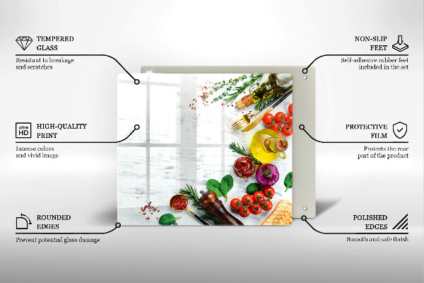 Skydd för spis unik Grönsaker och kryddor