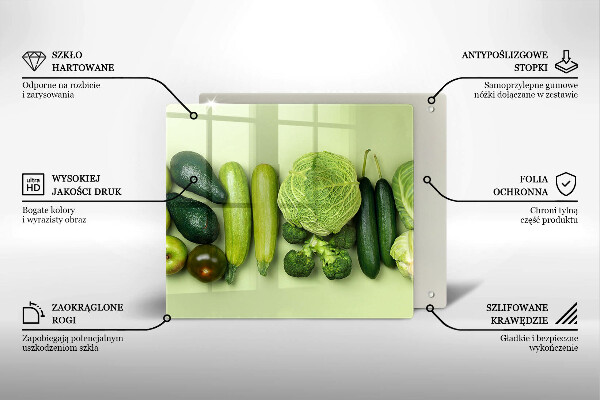 Skydd för spis unik Gröna frukter och grönsaker