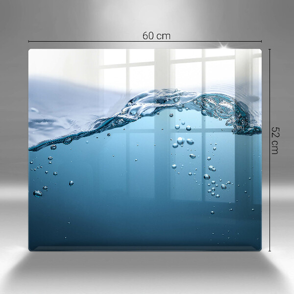 Skydd för induktionsspis unik Blått vatten