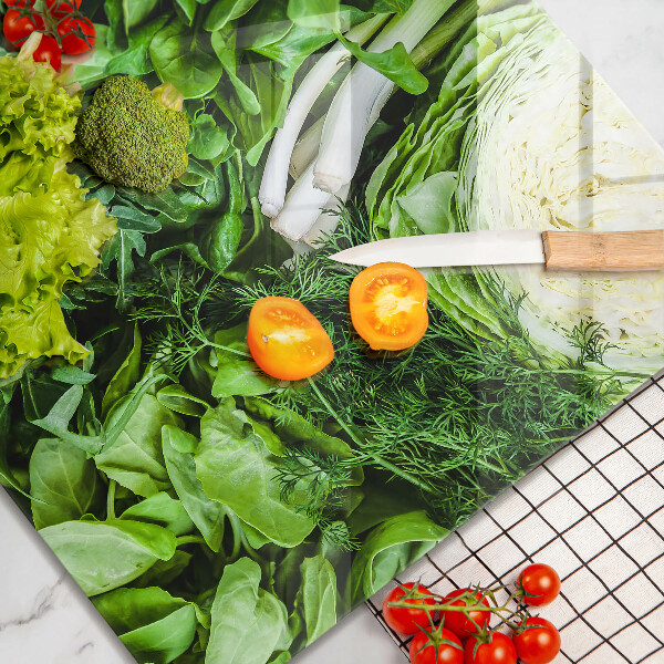 Skydd för induktionsspis unik Gröna grönsaker