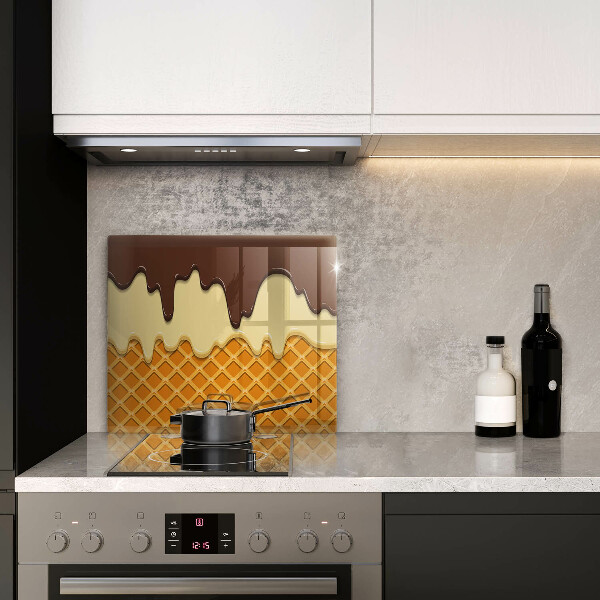 Skydd för induktionsspis unik Glasstrut illustration