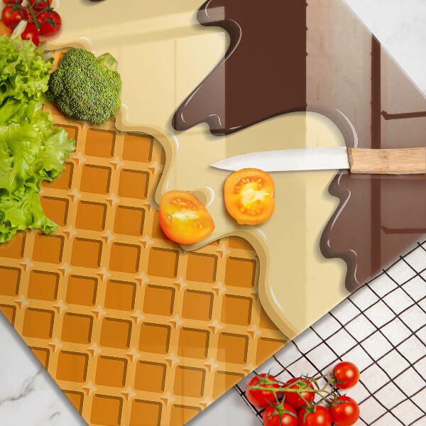 Skydd för induktionsspis unik Glasstrut illustration