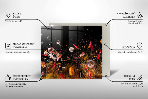 Skydd för induktionsspis unik Heta kryddor