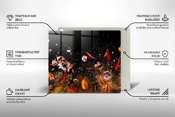 Skydd för induktionsspis unik Heta kryddor