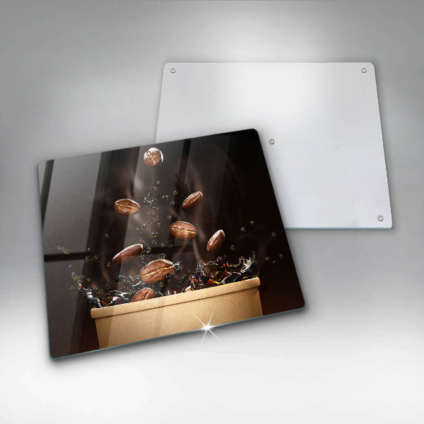 Skydd för induktionsspis unik Heta kaffebönor