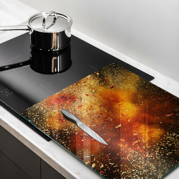 Skydd för induktionsspis unik Färgglada kryddor