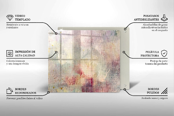 Kokkärlskydd unik Måla textur bakgrund