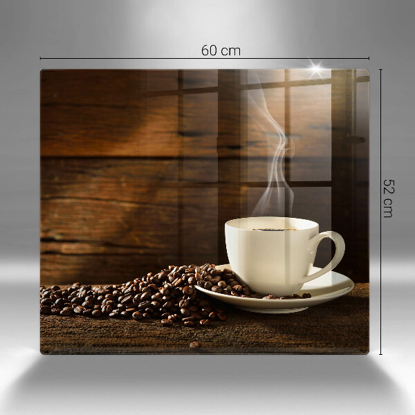 Spisskyddsplatta unik Kaffekopp i trä