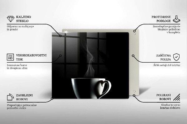 Spisskyddsplatta unik En kopp te