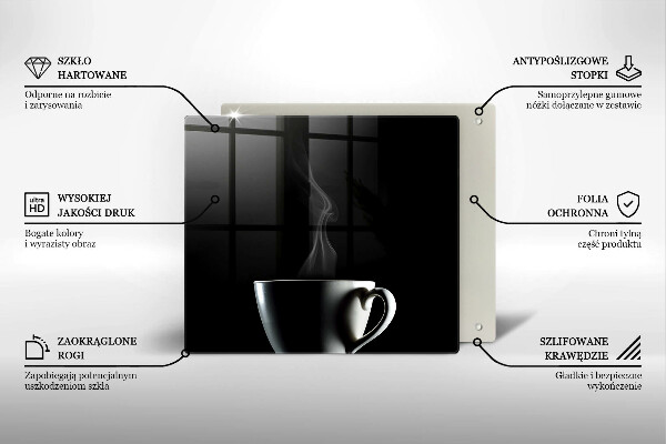 Spisskyddsplatta unik En kopp te