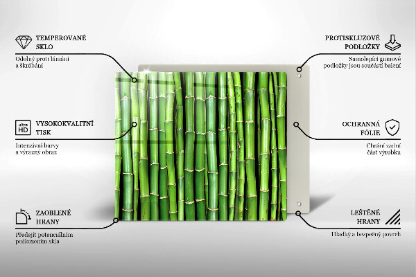 Spisskyddsplatta unik Natur bambu