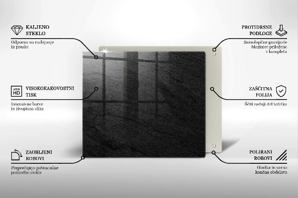 Skydd för induktionsspis unik Sten textur
