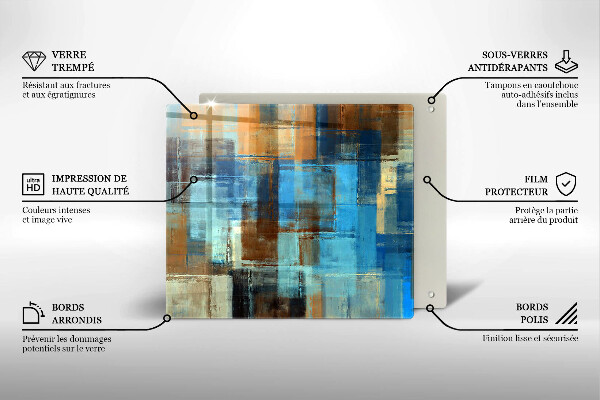 Kokkärlskydd unik Målad bakgrund