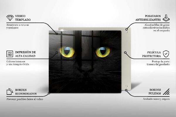 Glashällskydd unik Djurkattögon