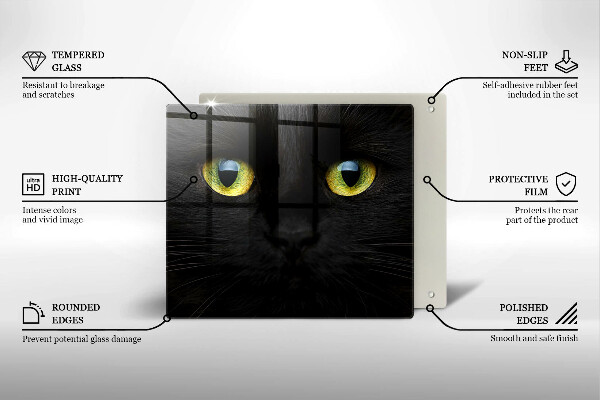 Glashällskydd unik Djurkattögon