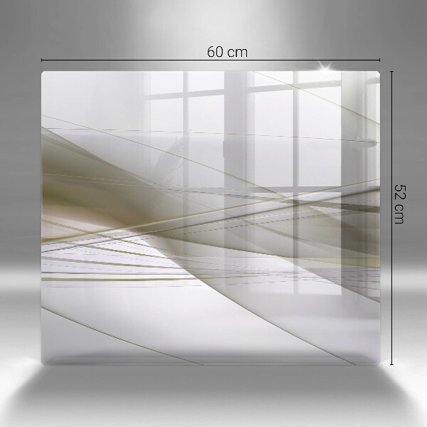 Spisskyddsplatta unik Abstrakta linjer design