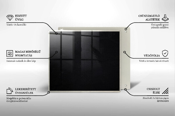 Spisskyddsplatta unik Krita tavla