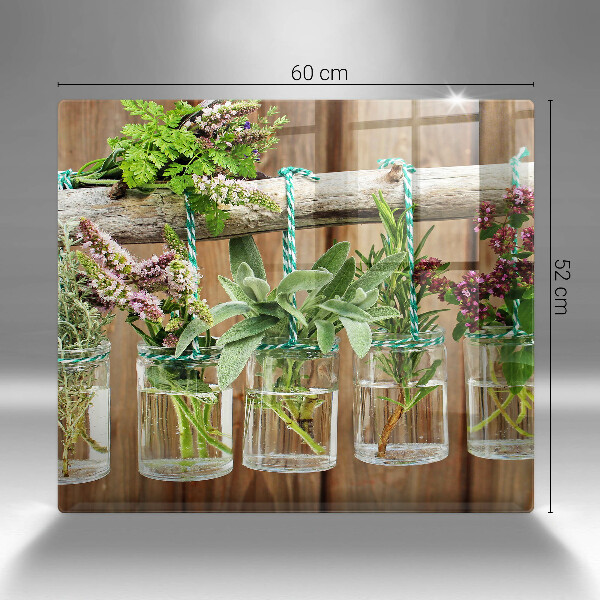 Glashällskydd unik Örter växter vintage