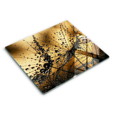 Spisskyddsplatta unik Dagg och maskrosor