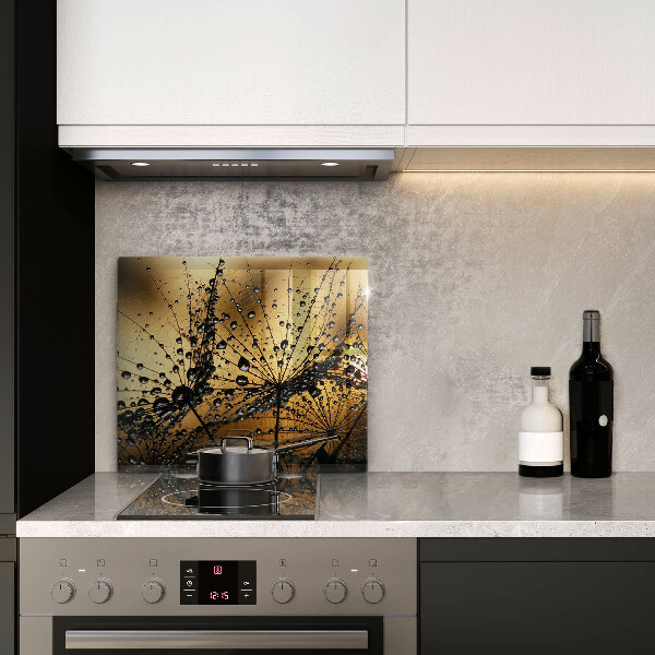 Spisskyddsplatta unik Dagg och maskrosor