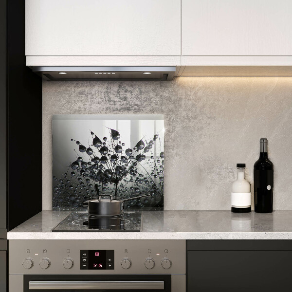 Spisskyddsplatta unik Maskrosor och dagg