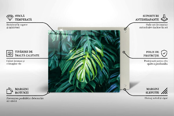 Glashällskydd unik Vilda monstera blad