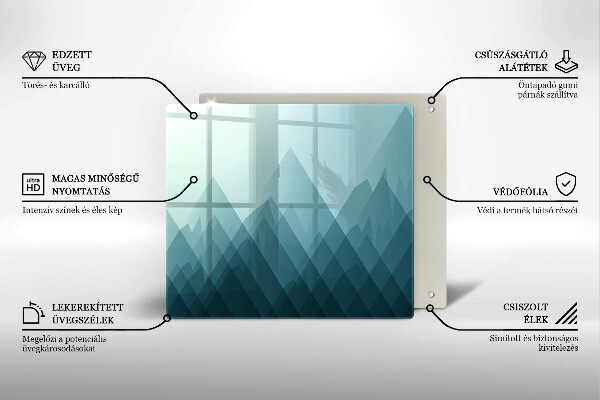 Kokkärlskydd unik Abstrakta berg