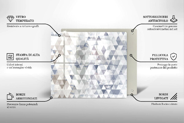 Kokkärlskydd unik Trianglar mönster