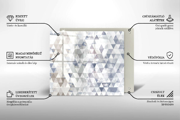 Kokkärlskydd unik Trianglar mönster