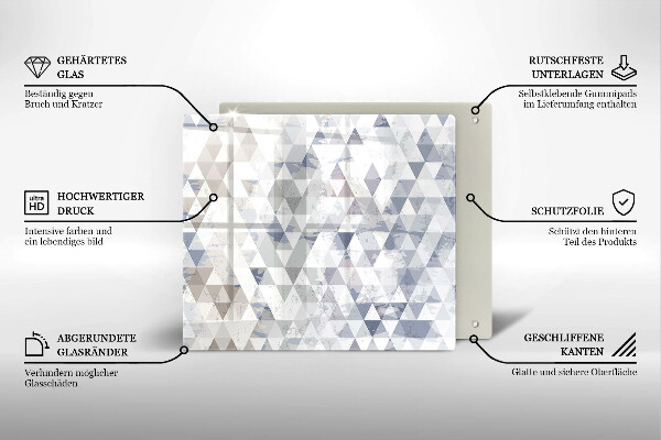 Kokkärlskydd unik Trianglar mönster
